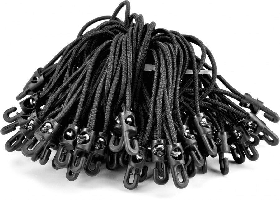Riggatec Spannfix 4mm schwarz 13cm 100 Stk. 100 Stück, 100 Stück