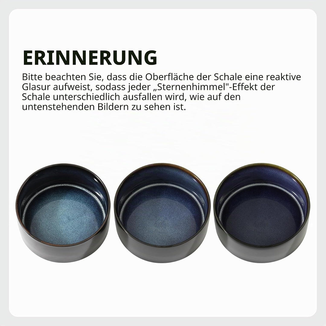 Keramischer Hundenapf 15,5 cm mit Standfuss für kleine und mittelgrosse Hunderassen, Futter- und Was