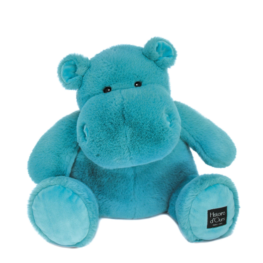 Histoire d'Ours - Plüschtier Nilpferd – Hip'United – Grün – 40 cm – HIPPO – HO3113