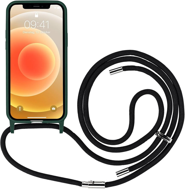 Artwizz HangOn Case geeignet für iPhone 12/12 PRO (6.1') - Elastische Schutzhülle aus Silikon als Ha