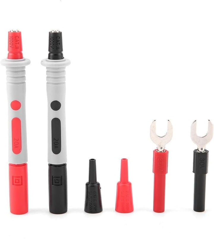 24Pcs Messleitungen austauschbare Multimeter Zubehör Tester Set mit Krokodilklemmen