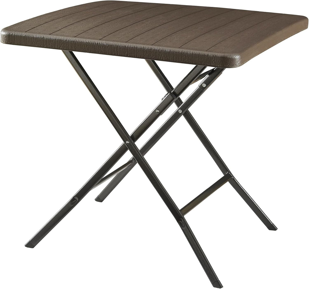 [en.casa] Klapptisch Lillestrøm Gartentisch Campingtisch klappbar 78 x 78 x 74 cm quadratisch Pickni
