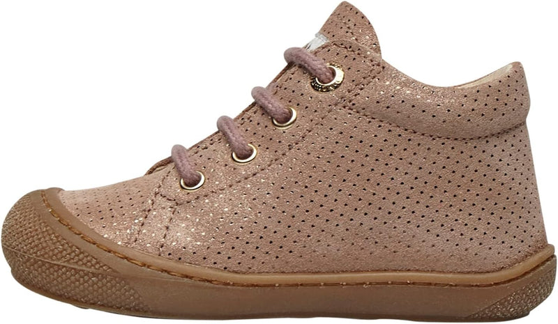 Naturino Lauflernschuhe aus Metallic 18 EU Altrosa, 18 EU Altrosa