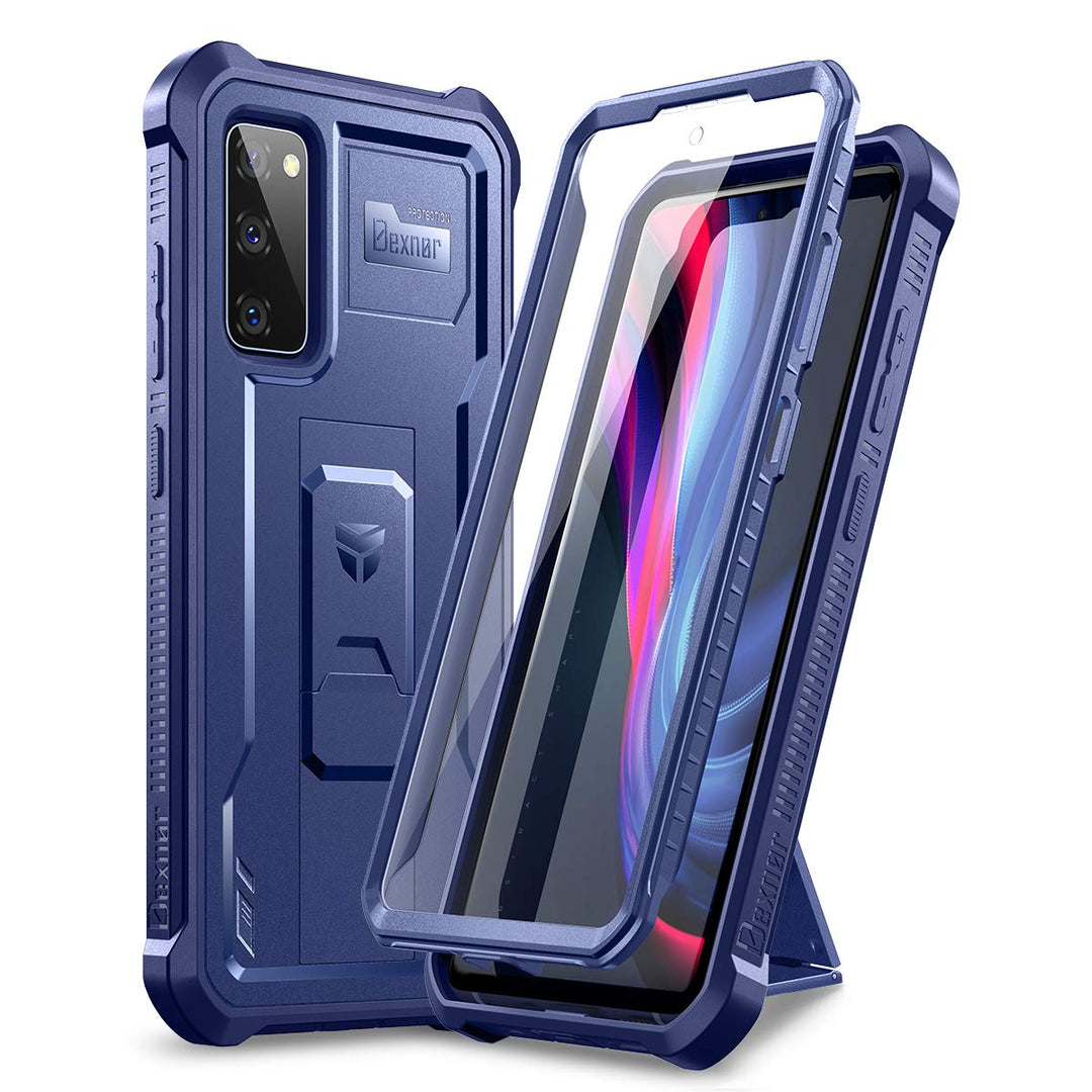 Dexnor Hülle Kompatibel mit Samsung Galaxy S20 FE 5G 6,5" (Not Fit S20) mit Integriertem Displayschu