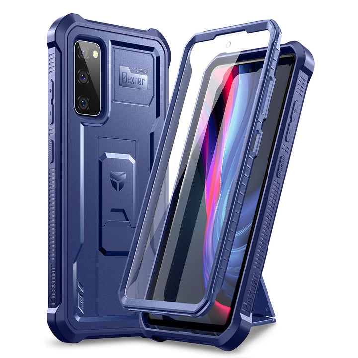 Dexnor Hülle Kompatibel mit Samsung Galaxy S20 FE 5G 6,5" (Not Fit S20) mit Integriertem Displayschu