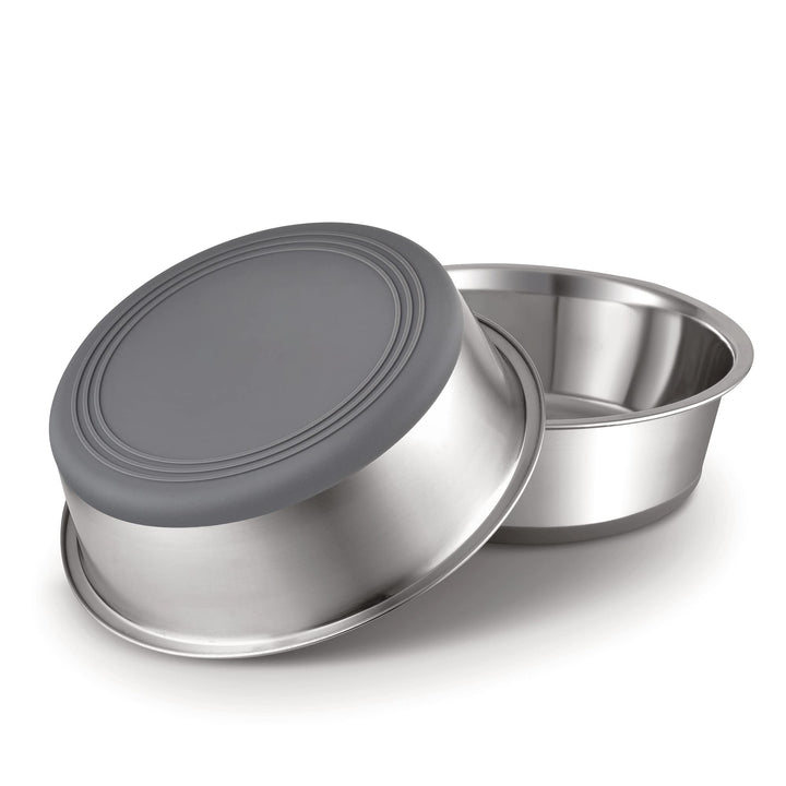 PEGGY11 Hundeschalen aus Edelstahl aus Metall| Rutschfestes Silikonkautschuk-Bodendesign| 2700ML, 2