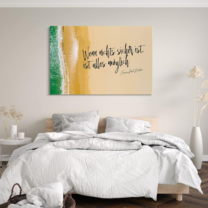 Printed Paintings Leinwand (60x40cm): Motivations-Sprüche und Zitate (Quotes), Inspirational Powe 60
