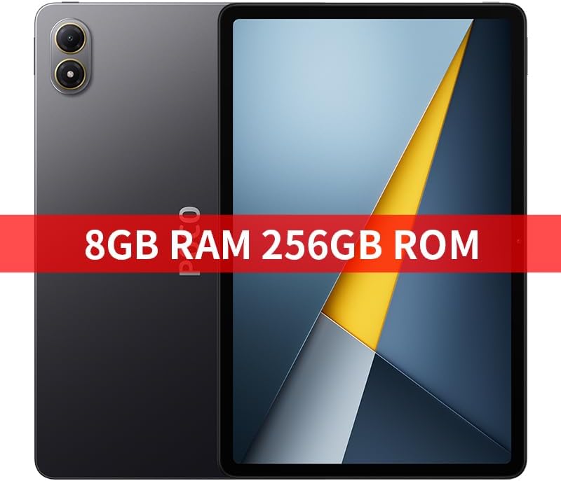 XIAOMI Tablet Poco Pad M1 12.1 Zoll 8+256GB Schwarz HyperOS 2 33W IPS LCD Display 12.1 Zoll 2.5K 120