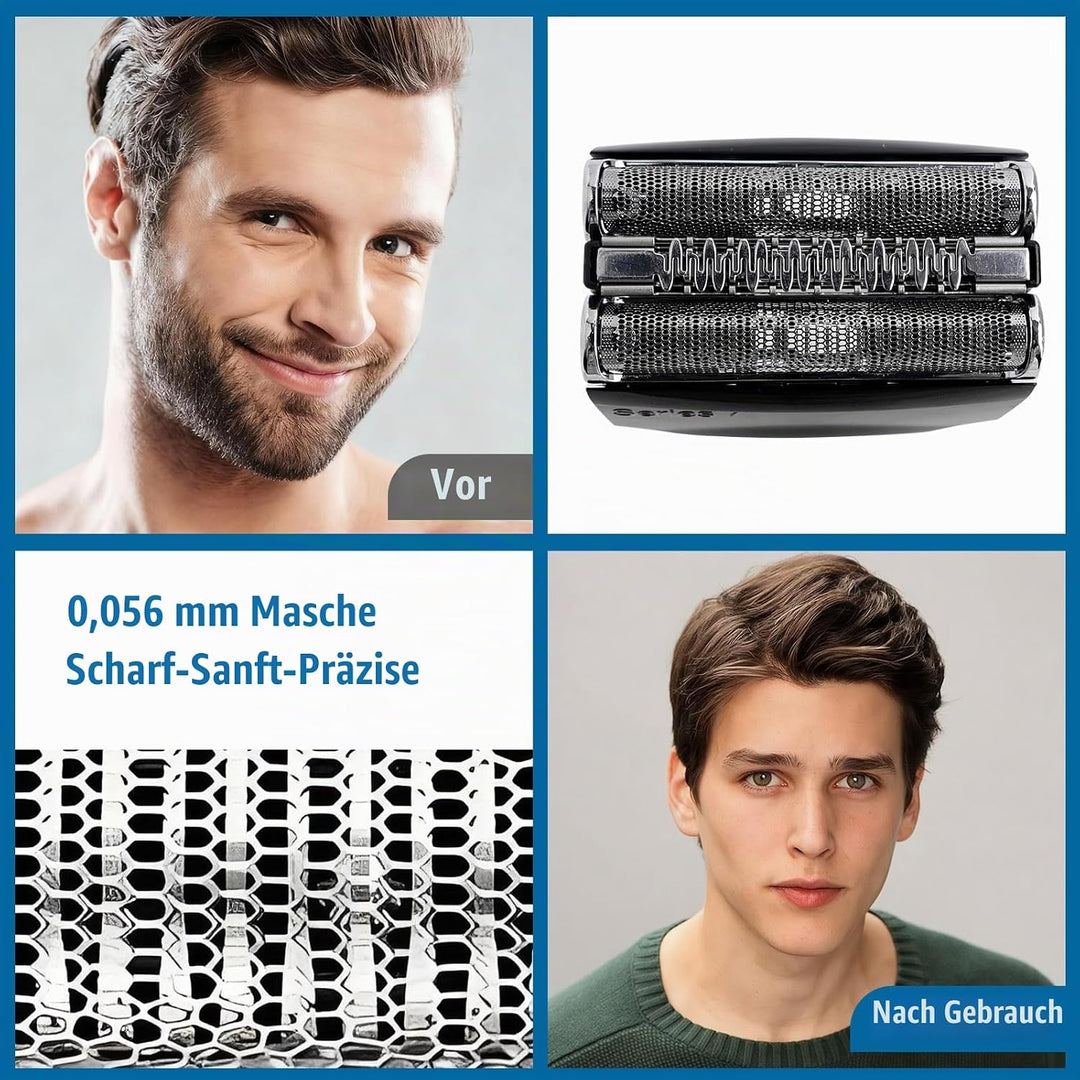 2 Stück Series 7 Scherkopf 70B Rasierkopf für Br*un, Elektrorasierer S7 Scherkopf Series 7 Ersatzras