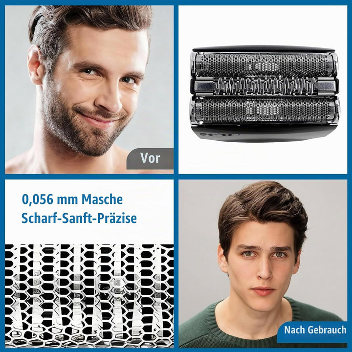 2 Stück Series 7 Scherkopf 70B Rasierkopf für Br*un, Elektrorasierer S7 Scherkopf Series 7 Ersatzras