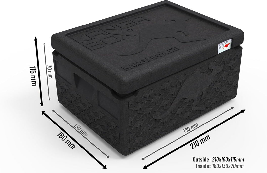 Mini Thermobox kalt &amp; warm 1,5L – Ideal als Lunchbox oder Brotdose - Ultraleicht &amp; perfekt schliesse
