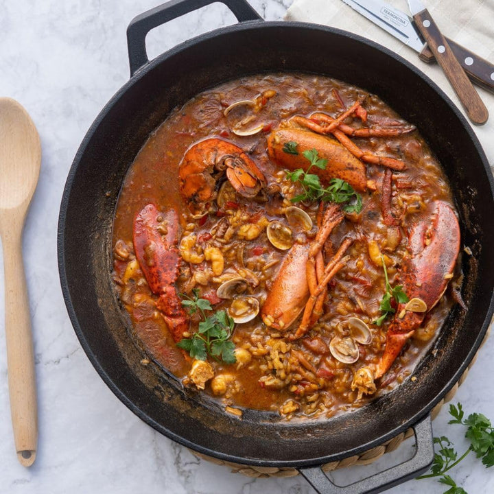 BBQ-Toro Gusseisen Wok I Ø 35,5 cm I Wokpfanne, Gusspfanne, Pfanne I induktionsgeeignet