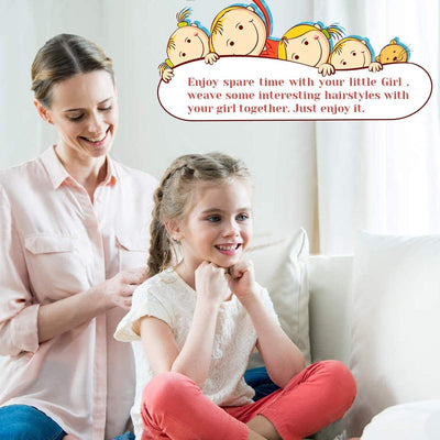 Frisierkopf, DanseeMeibr Weich 100% Kunsthaar Friseurkopf 26-28 Inch Professioneller Übungskopf Fris