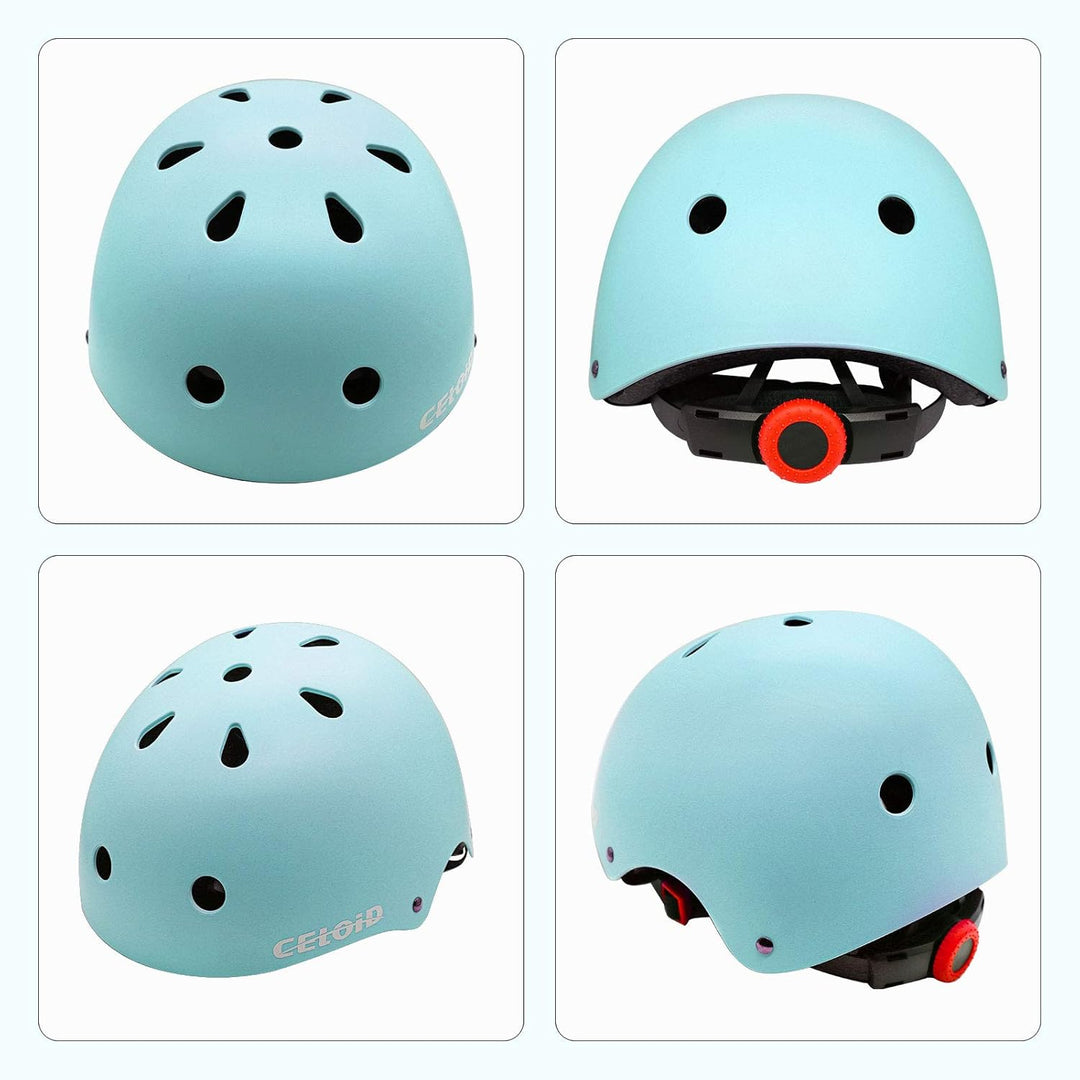CELOID Kinder Fahrradhelm, Kleinkind Skateboard Helme für Alter 3-5-8-10-16 Jahre Jungen Mädchen, ve