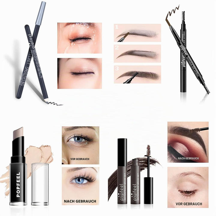 BrilliantDay Mehrzweck Make-up-Set All-in-One Make-up-Geschenkset Kosmetik-Palette Starter Kit Lipgl