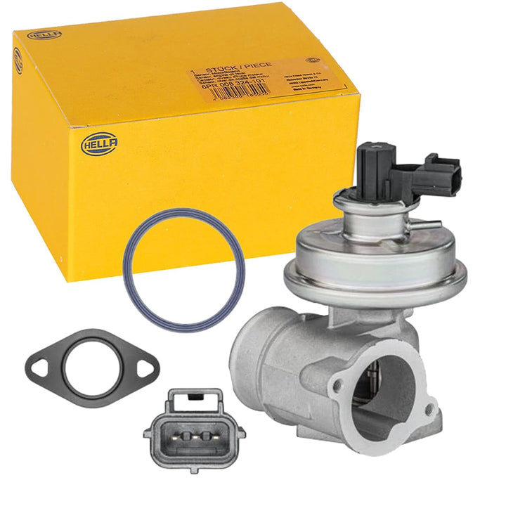 HELLA 6NU 010 171-251 AGR-Ventil - elektrisch-pneumatisch - 3-polig - mit Dichtungen