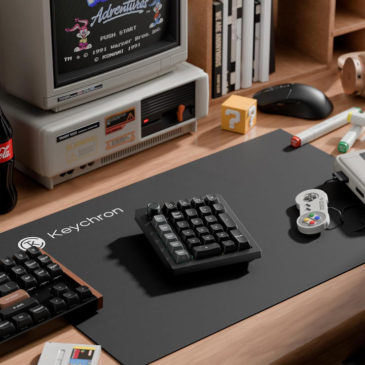Keychron V0 Ultra Kabelloser ZMK Custom Numpad, 8000Hz Polling-Rate, 2,4 GHz &amp; Bluetooth 5.3, 360 St