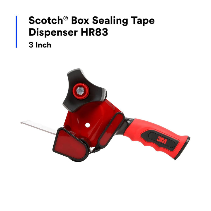 Scotch HR83 Handabroller mit einziehbarer Klinge für 7,6 cm Klebeband - leicht und tragbar für komme