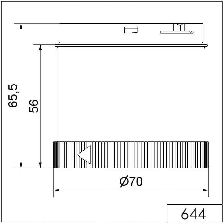 WERMA LED-Dauerlichtelement 64410068 230V AC rt Dauerleuchte 4049787018606