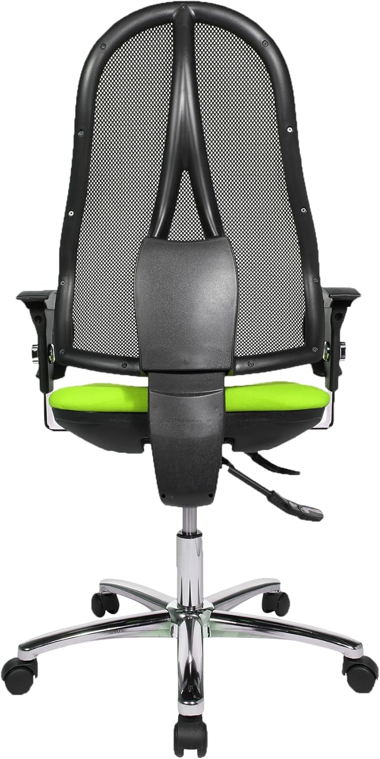 Topstar Open Point SY Deluxe, ergonomischer Syncro-Bandscheiben-Drehstuhl, Bürostuhl, Schreibtischst