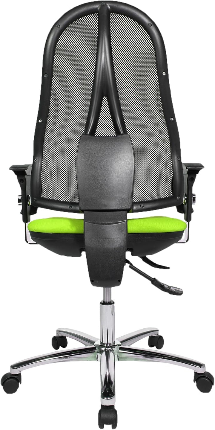 Topstar Open Point SY Deluxe, ergonomischer Syncro-Bandscheiben-Drehstuhl, Bürostuhl, Schreibtischst