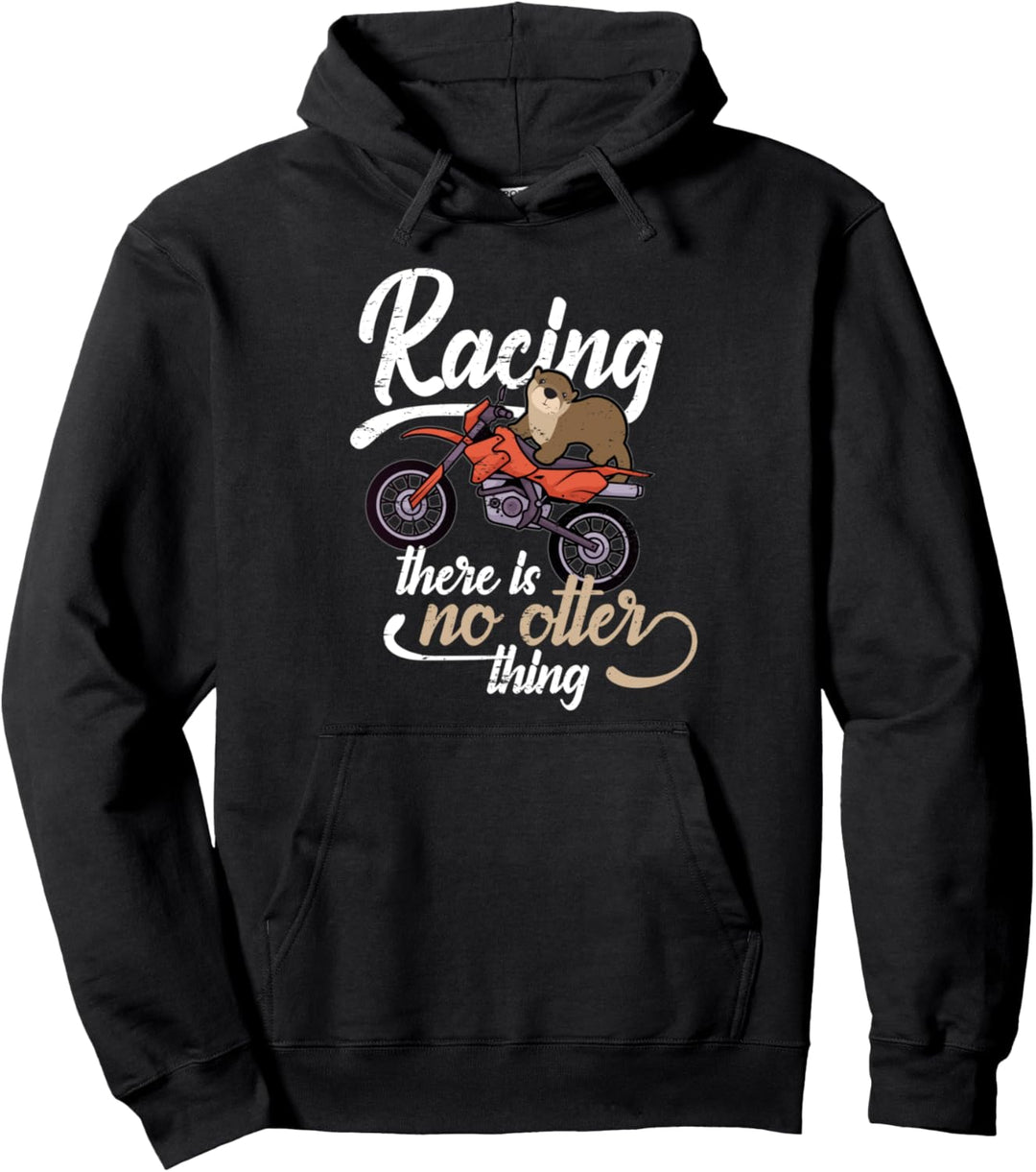Motocross-Fahrer Motocrossbike Motorrad I Otter Pullover Hoodie