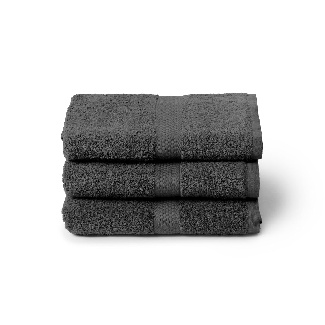 Caleffi Badetuch-Set, gross, 3 Stück, Grösse 55 x 105 cm, 100% Baumwolle, weich und saugfähig, ideal