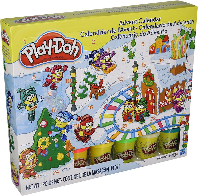 Play-Doh – b21999 – Modeling Compound Spielzeug – Weihnachts Adventskalender – Beinhaltet 5 Farbe Tu