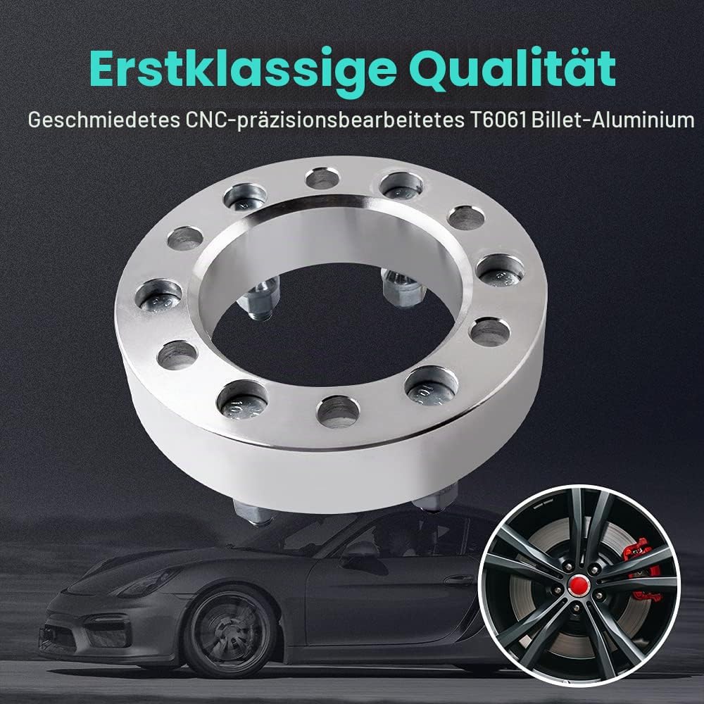 maXpeedingrods 4x Spurplatten Distanzscheibe 38mm 6x139.7 für Toyota | für Chevrolet, für Dodge, für