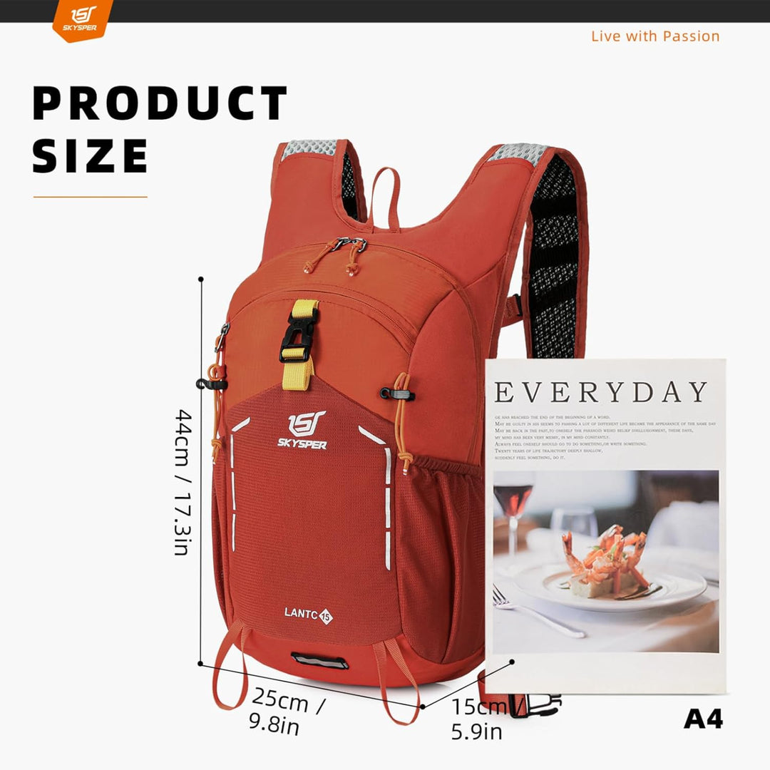 SKYSPER Wanderrucksack Rucksack Herren Klein Tagesrucksack Leichter Trekkingrucksack für Wandern Tag