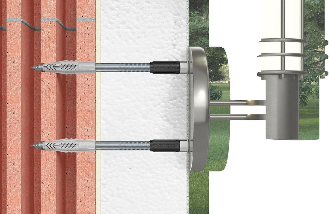 fischer Abstandsmontagesystem Thermax 10/120 M10 (2) für Dämmstoffe, Dämmstoffdübel zur Befestigung