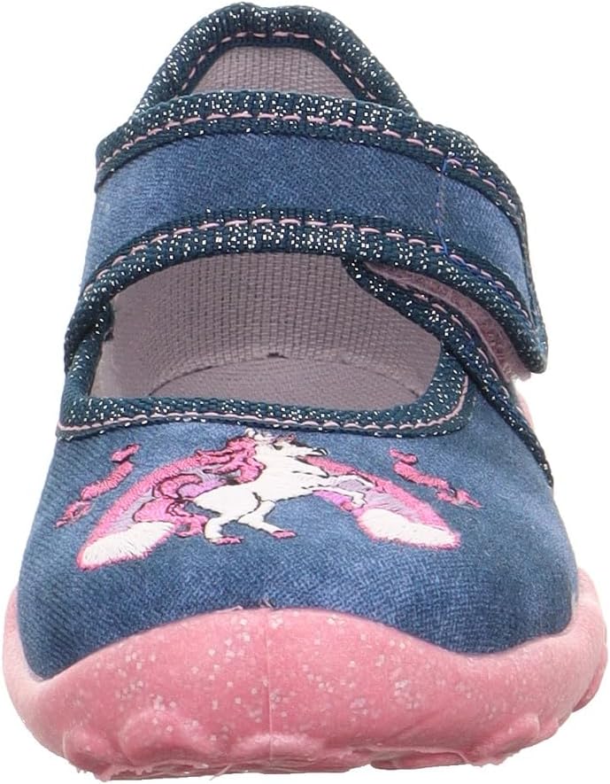 Superfit BONNY Hausschuhe 1-800283 Mädchen 34 EU Blau 8050, 34 EU Blau 8050