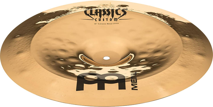 Meinl Cymbals Classics Custom Extreme Metal China 16 Zoll (Video) Schlagzeug Becken (40,64cm) B12 Br