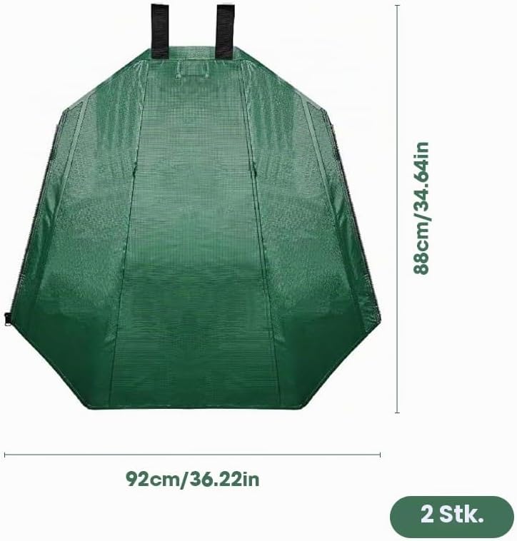 mizikuu 2 Stück Baumbewässerungssack, 75L Wassersack Bewässerungssäcke Bewässerungsbeutel für Bäume