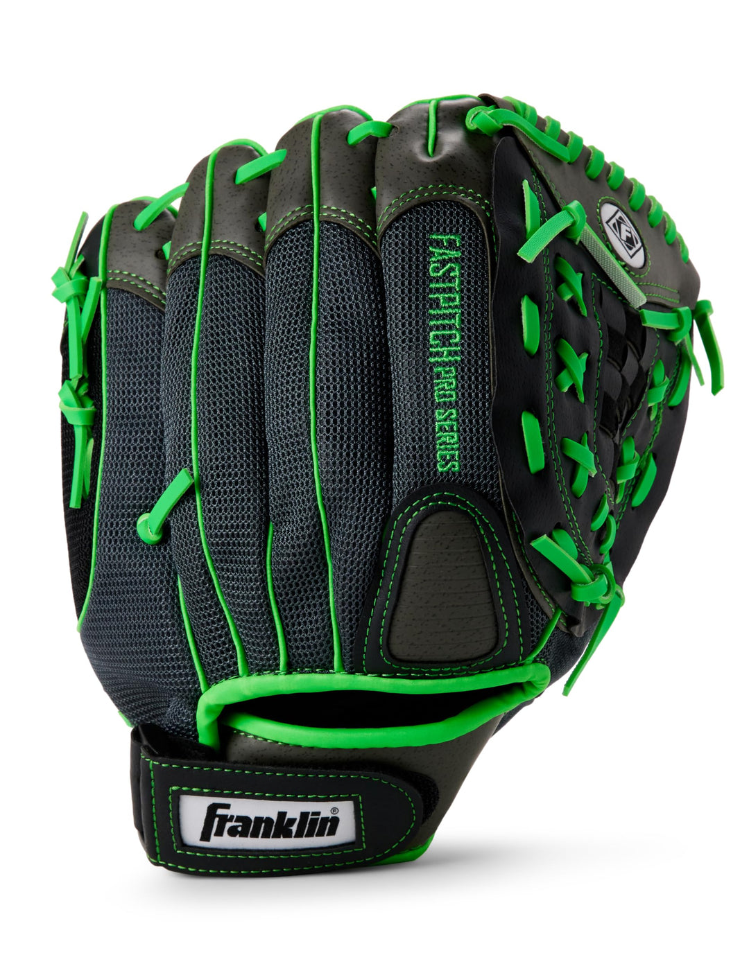 Franklin Sports Windmühle Serie Leichte Softball Handschuh, 27,9 cm für Rechtshänder Lime/Gray, für