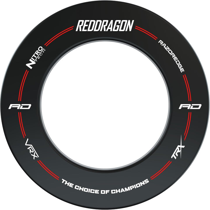 RED DRAGON Dartboard Surround Schwarz, Schwarz