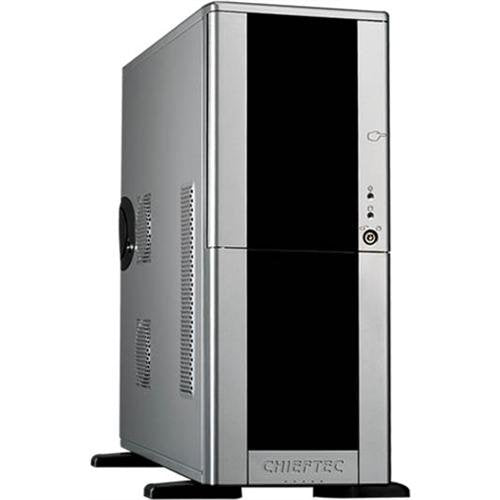 Chieftec LCX-01SL-SL-B Silber/Schwarz PC Gehäuse MediumTower 4 x 5.25 Silber