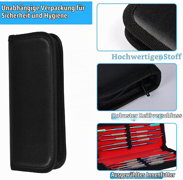 Nizirioo Modellierwerkzeug Modelierwerkzeugset Wachsschnitzer Werkzeuge: 10 Stück Töpferwerkzeug Set