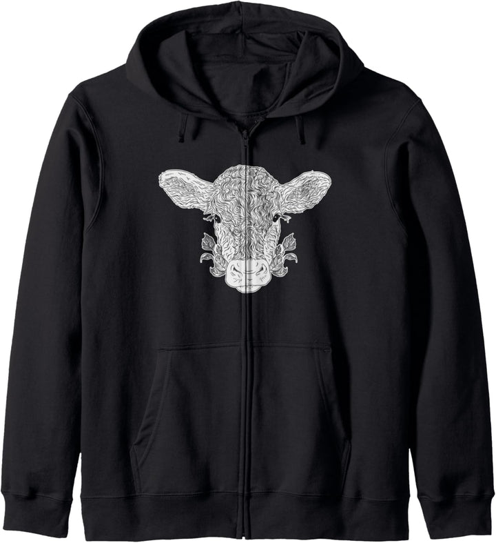 Schottland Highland Cow | Galloway Hochland Rind Kuh Kapuzenjacke