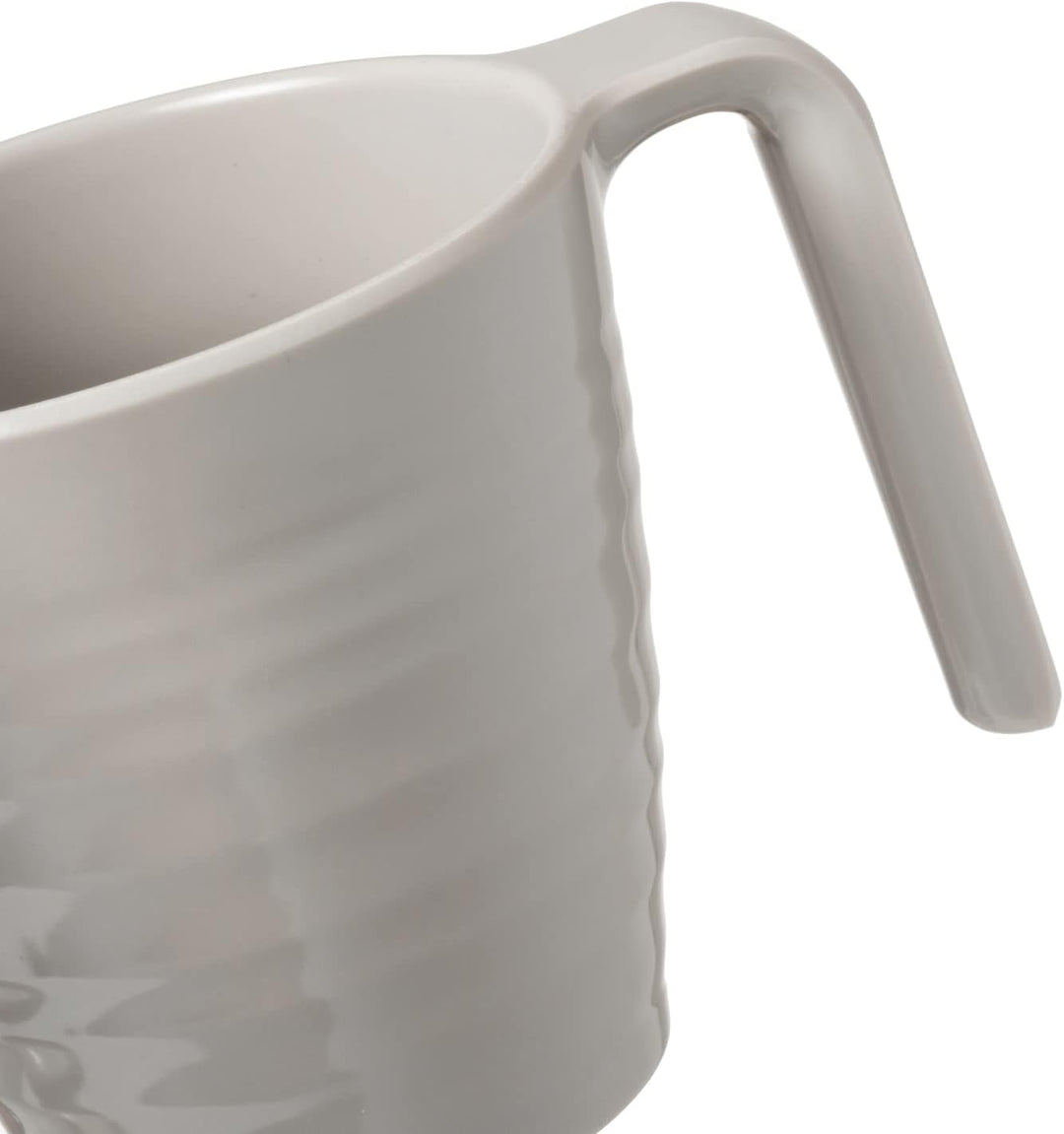 Melamin Camping Geschirr Set 4 Personen I Coffee Design I 16 Teilig I Tafelgeschirr Picknick BBQ Koc