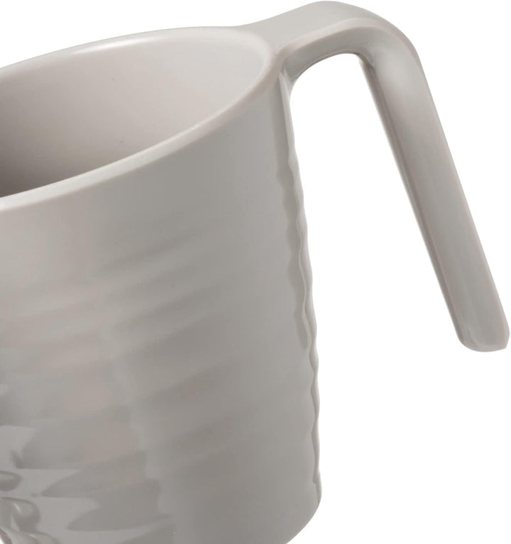 Melamin Camping Geschirr Set 4 Personen I Coffee Design I 16 Teilig I Tafelgeschirr Picknick BBQ Koc