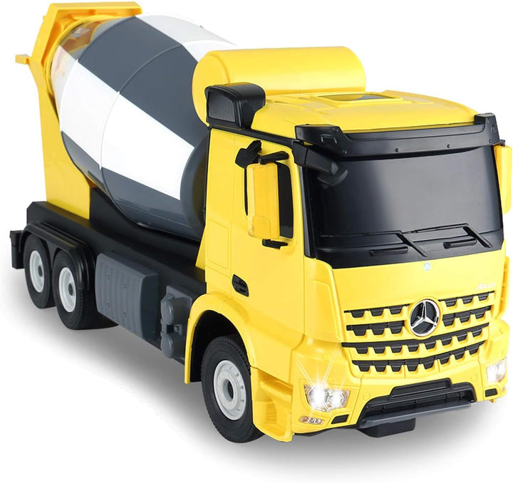 JAMARA 405213 - Betonmischer Mercedes-Benz Arocs 1:24 2,4GHz A - manuell drehbare, Fahr-und Rückfahr