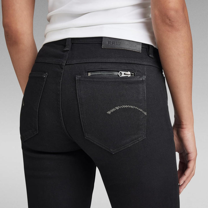 G-STAR RAW Damen Noxer Straight Jeans 22W / 30L Schwarz (Pitch Black D17192-b964-a810), 22W / 30L Sc