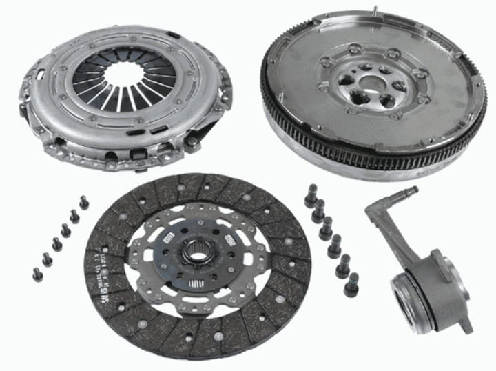1x Original SACHS Kupplungssatz inkl. SACHS Zwei-Massen-Schwungrad + SACHS CLC Zentralausrücker