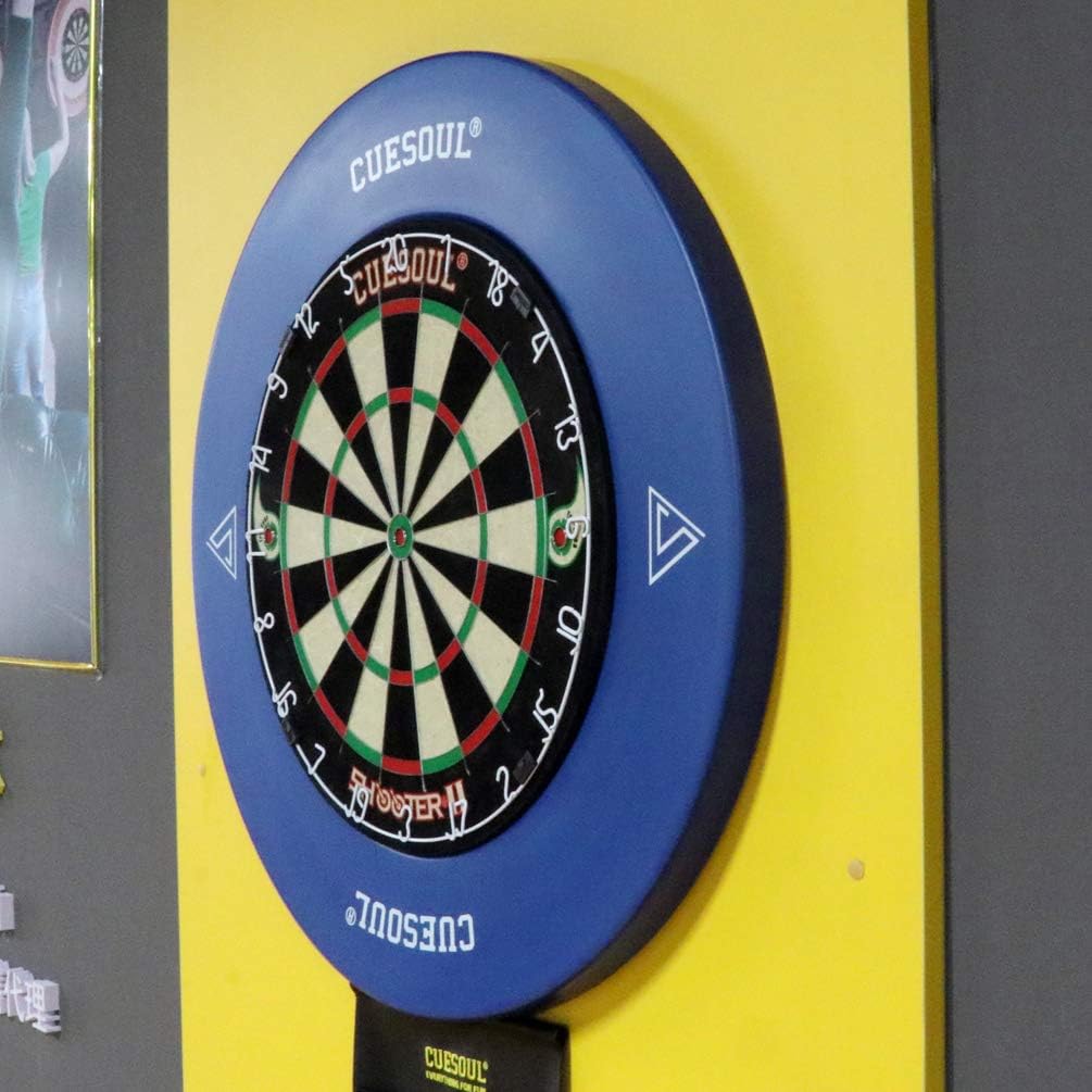 CUESOUL Dartboard Surround Hochdichte Dauerhafte Verwendung Blau Kein Muster, Blau Kein Muster