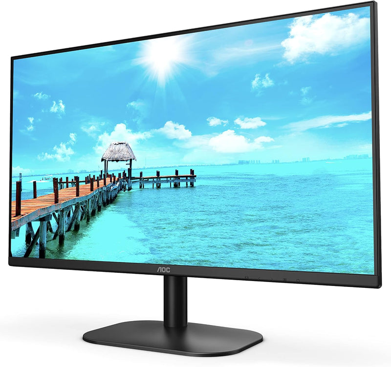 AOC 27B2AM - 27 Zoll FHD Monitor (1920x1080, 75 Hz, VGA, HDMI) schwarz 27 Zoll VA keine Lautsprecher