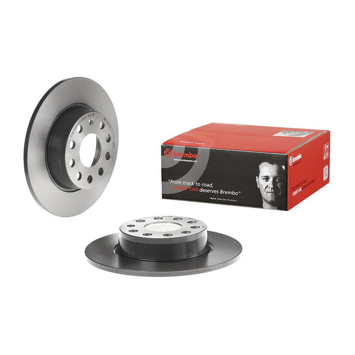 Brembo 08.B413.11 Hintere Bremsscheibe mit UV Lackierung, Anzahl 2 Single, Single