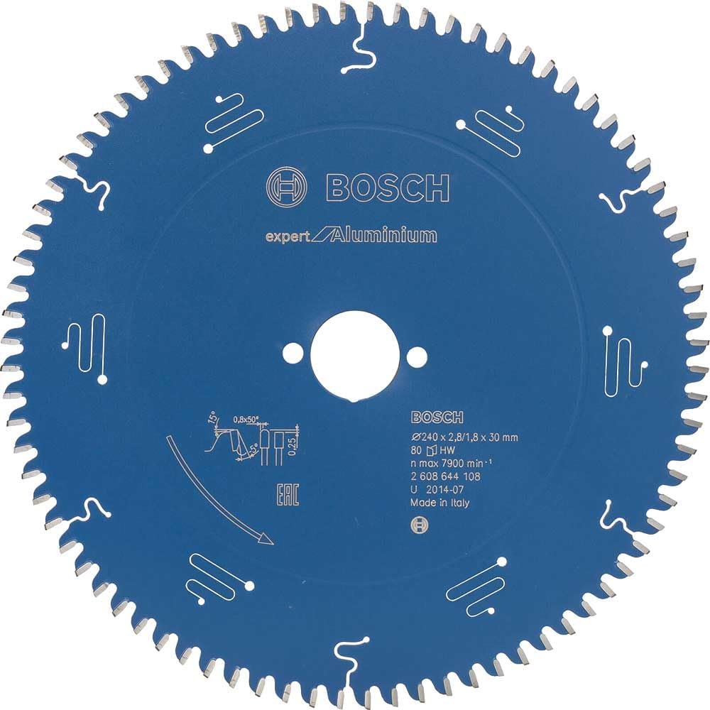 Bosch Professional 1x Kreissägeblatt Expert for Aluminium (für Aluminium, Sägeblatt Ø 240 x 30 x 2,8