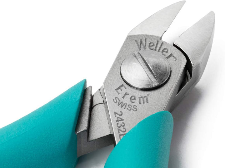 Weller Erem 2432E Präzisions-Seitenschneider, Perfekter planer Schnitt (Super Full Flush), 130 mm