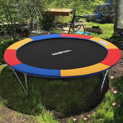 NAIZY Trampolin Randabdeckung Ø244/305/366cm Trampolinabdeckung UV-Schutz Reissfest Trampolin Umrand